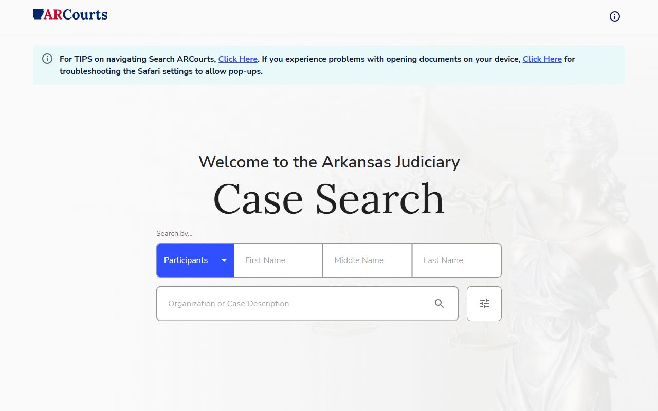 Boone County court records after arrest Search ARCourts portal
